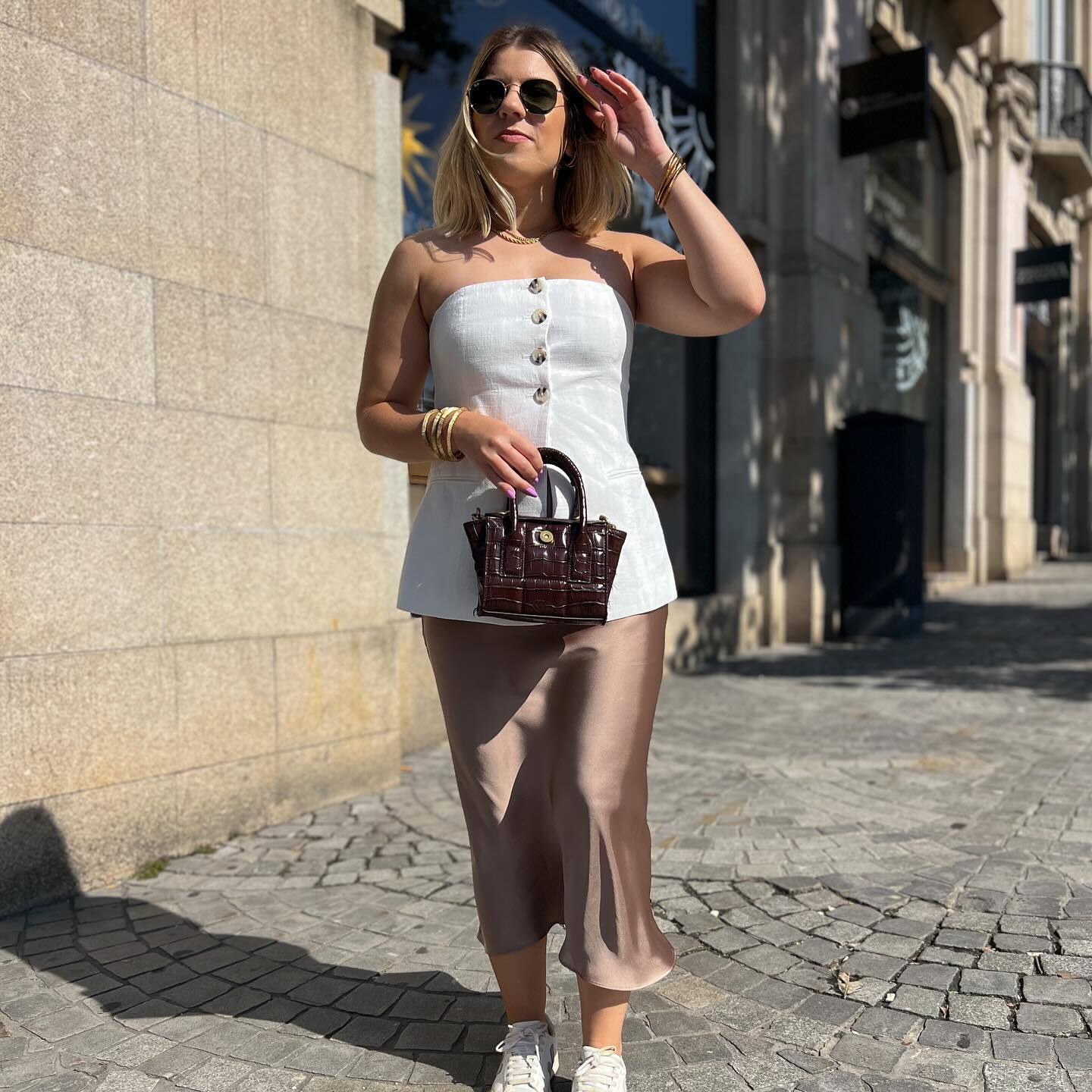 Fashion Women's Wear Tube Top Pocket Top