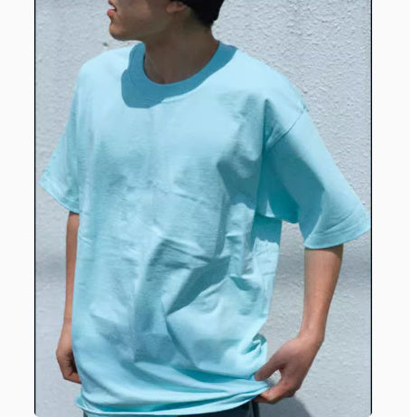 American Style Small Collar Short Sleeved Base Shirt