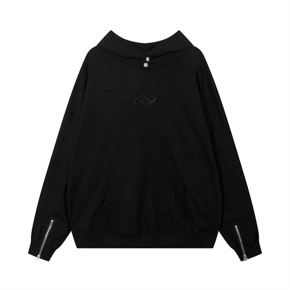Solid Color Loose Sweater Men's High Street Fashionable