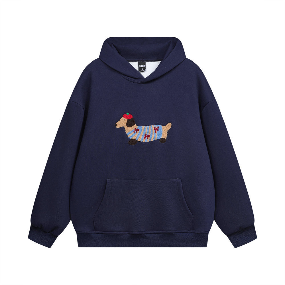 Cartoon Casual Long-sleeve Hooded Pullover
