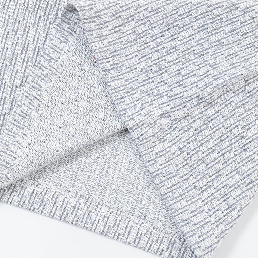Long Sleeve Knitted Polo Shirt Men's Spring And Autumn Casual Bottoming Shirt