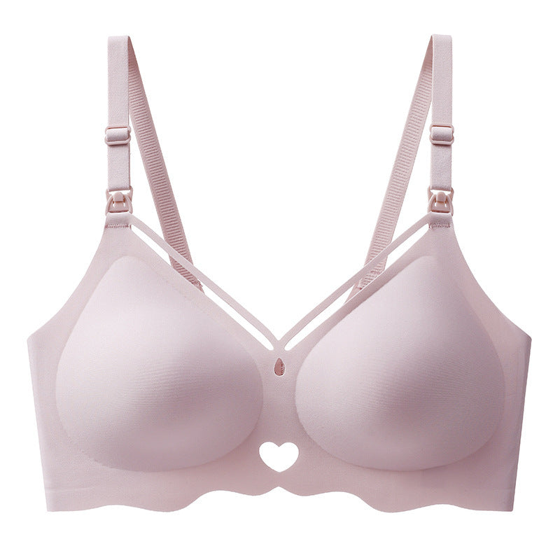 Seamless Hollow Heart Without Steel Ring One Piece Underwear