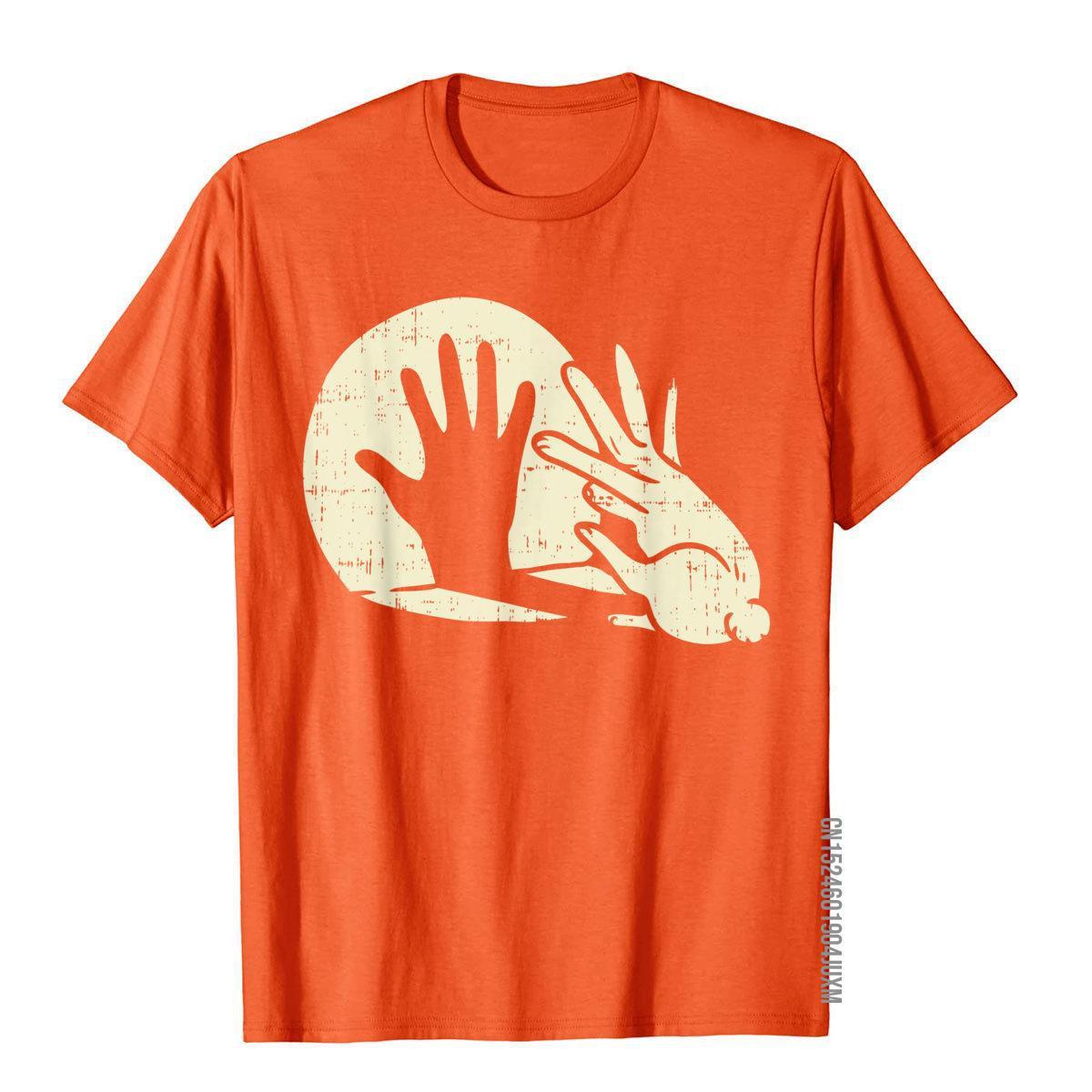 Funny Rabbit Shirt Animal Bunny Lover Shadow Play Pun Gift