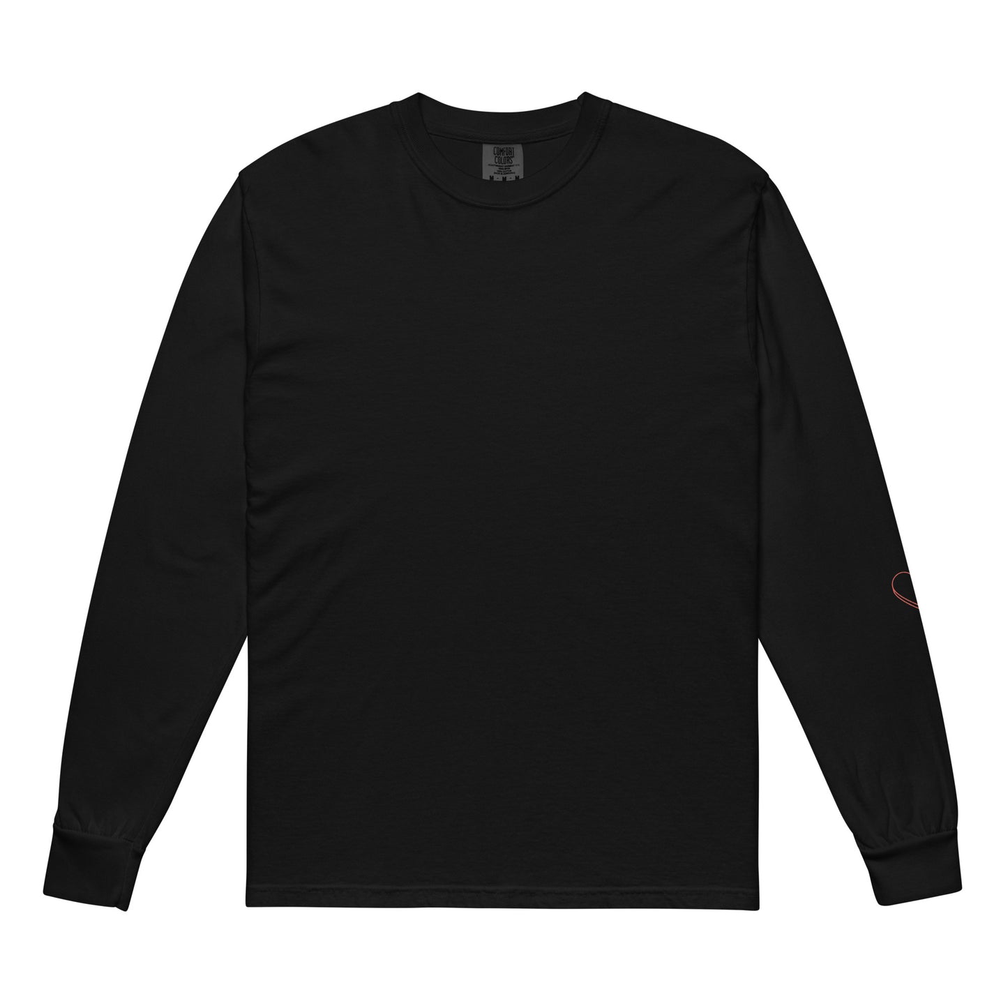 Garment-dyed heavyweight long-sleeve shirt
