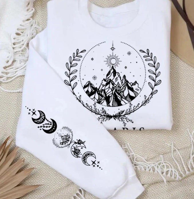 European And American Fashion Casual Round Neck Sweater