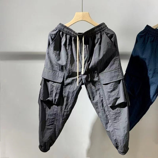 Fashion Personality Men's Thin Simple Overalls
