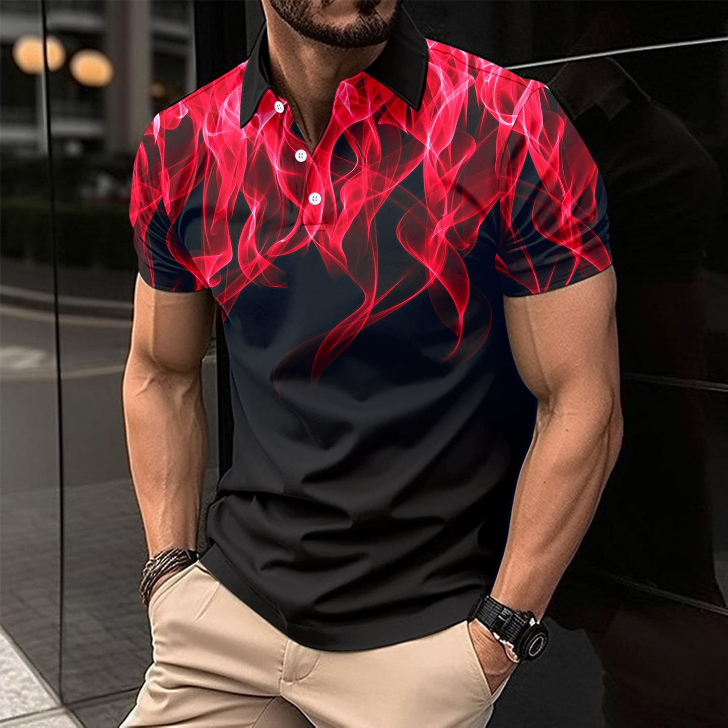 Lapel Button Business Digital Printing Top
