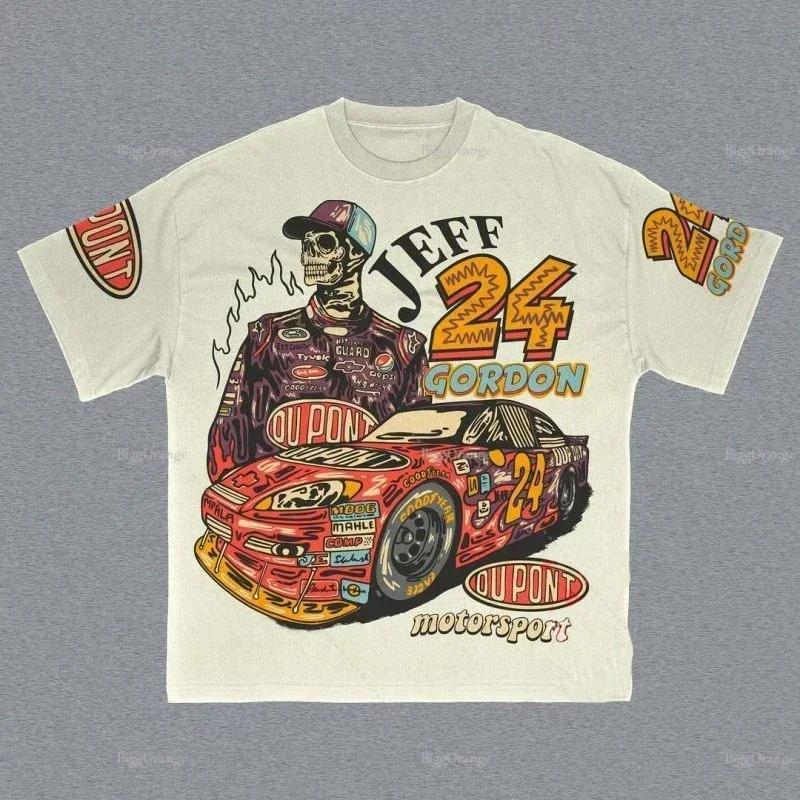 Men's Minimalist Harajuku High Street Pattern T-shirt