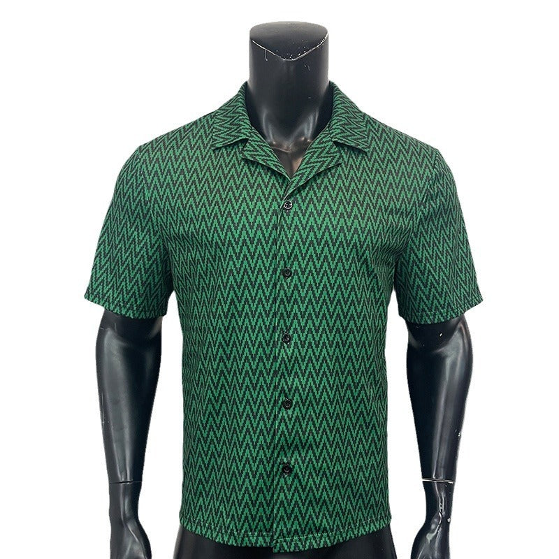 Men's Fashion Individual Casual Loose Top Shirt