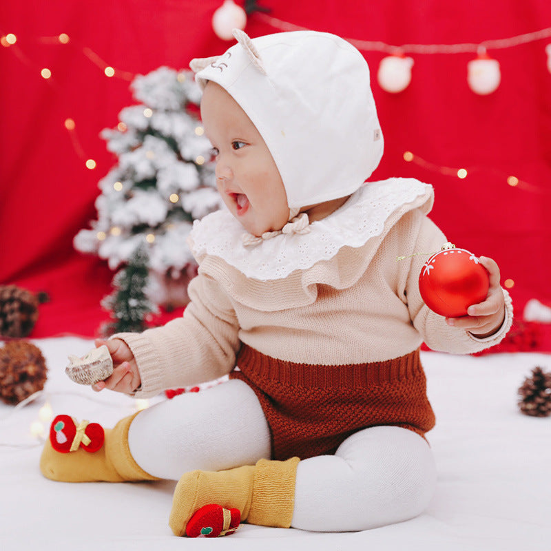 Terry Thickened Baby Socks Glue Dispensing Non-slip