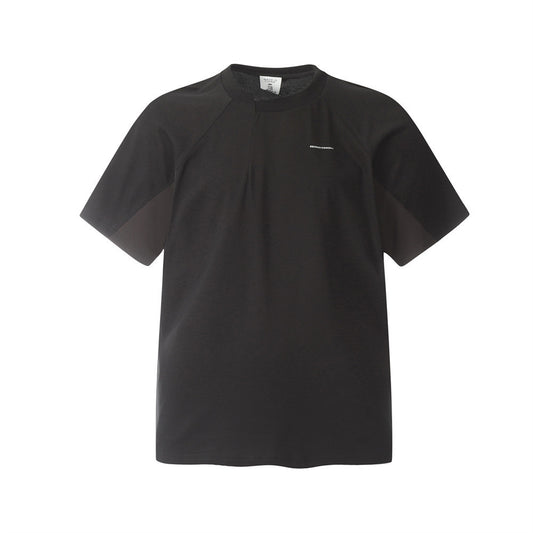 Men's Patchwork Short-sleeved Breathable Sweatshirt