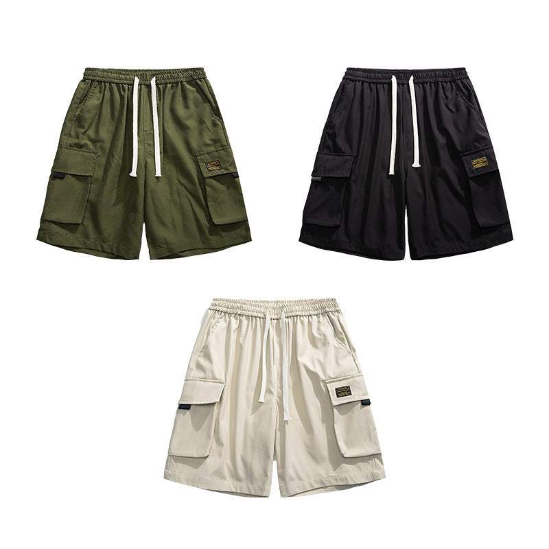 Men's American Retro Multi-pocket Workwear Shorts