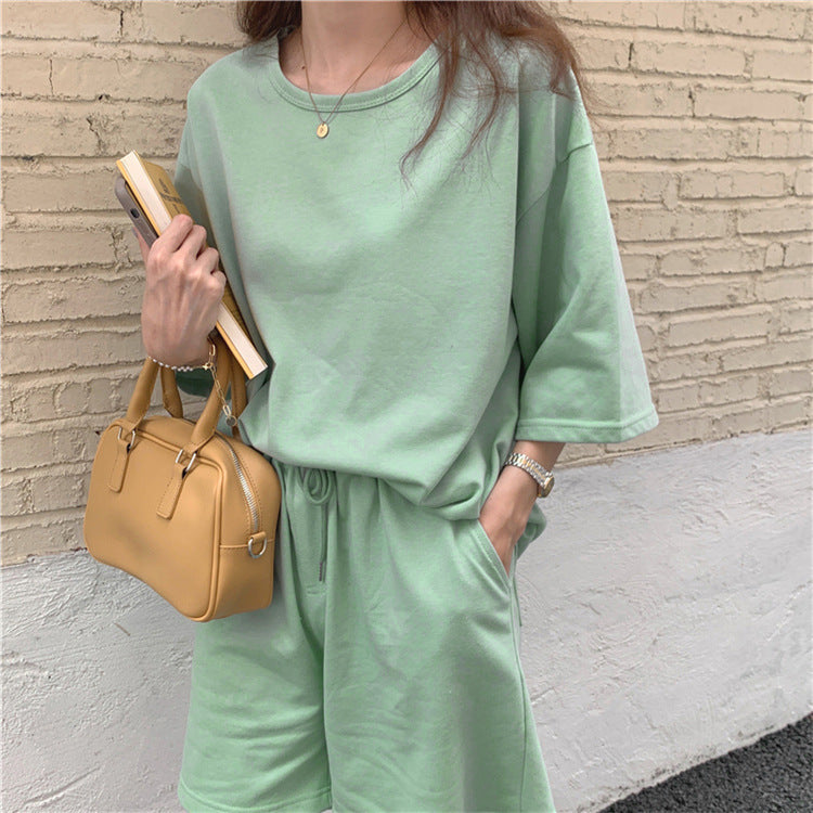 Student Loose Leisure Sports Two-piece Set