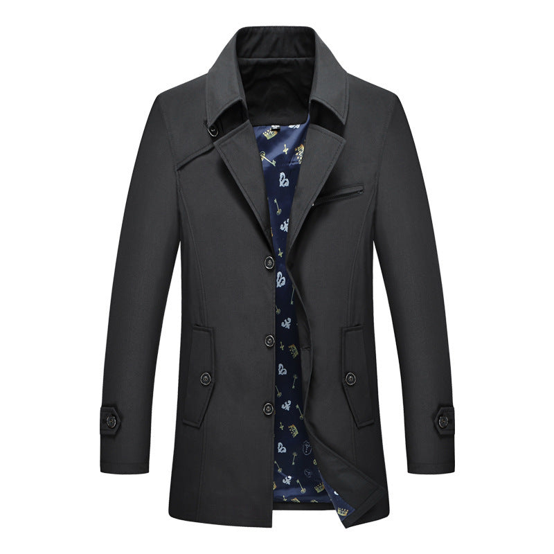 Korean Style Trendy Handsome Men's Coat Business Casual Jacket Spring And Autumn
