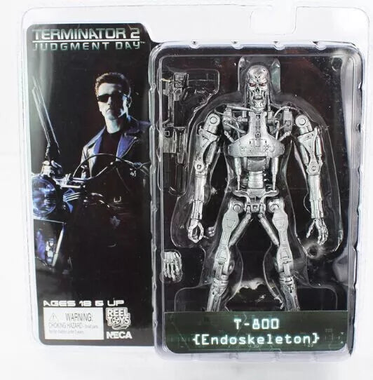 NECA the Terminator T-800 T-1000 Endoskeleton PVC Action Figure Collectible
