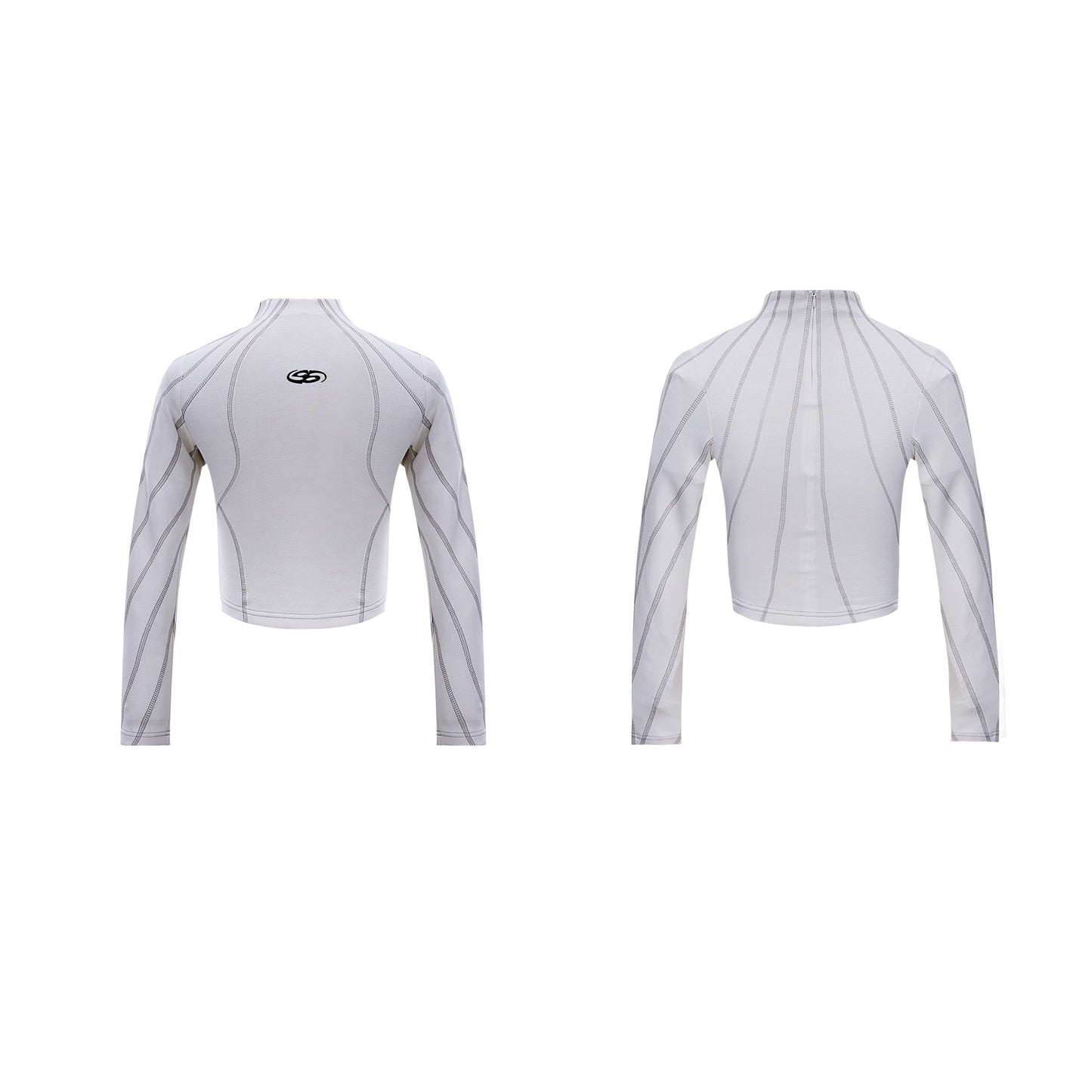 Slim-fit Half-turtleneck T-shirt Top