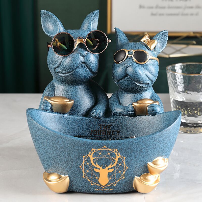 French fighting dog storage box