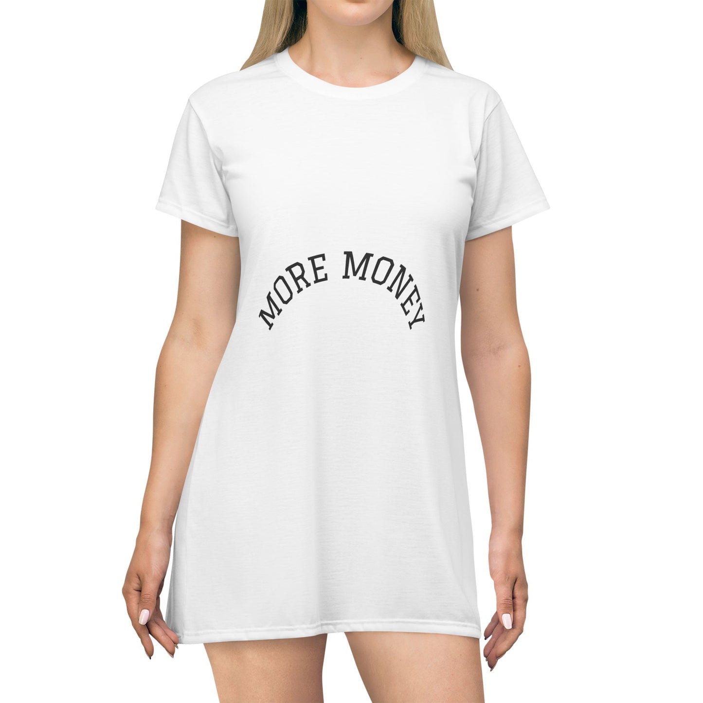 More Money T-Shirt Dress - Casual Style for Everyday Empowerment