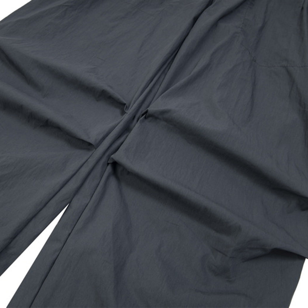 Vibe Fashion Brand Pleated Umbrella Casual Trousers For Men