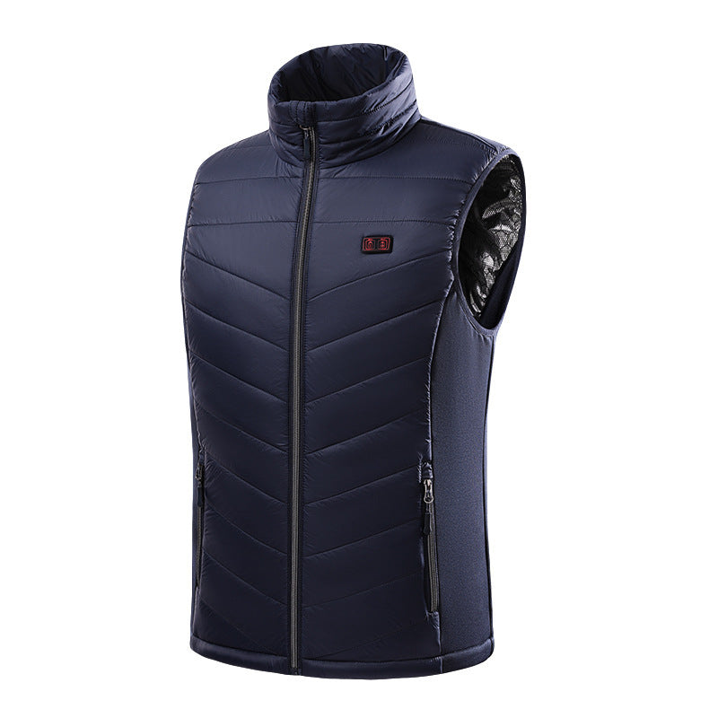 Double Control Zone 15 Intelligent Self-heating Men's Electric Heating Vest