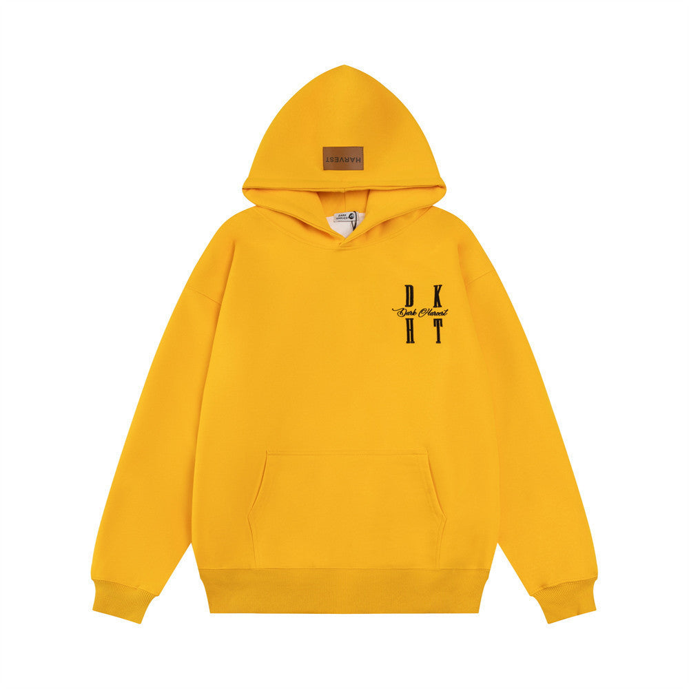 Loose Casual Letters Embroidered Hoodie
