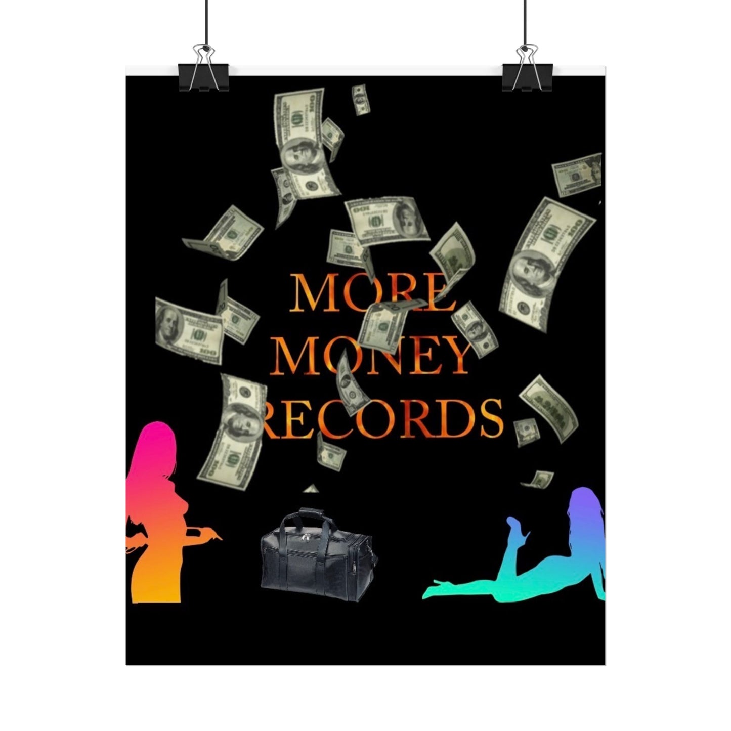 More Money Records Rolled Poster - Vibrant Wall Art for Music Lovers