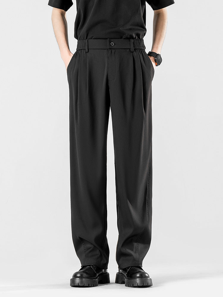 Draping Casual Suit Pants Men's Summer