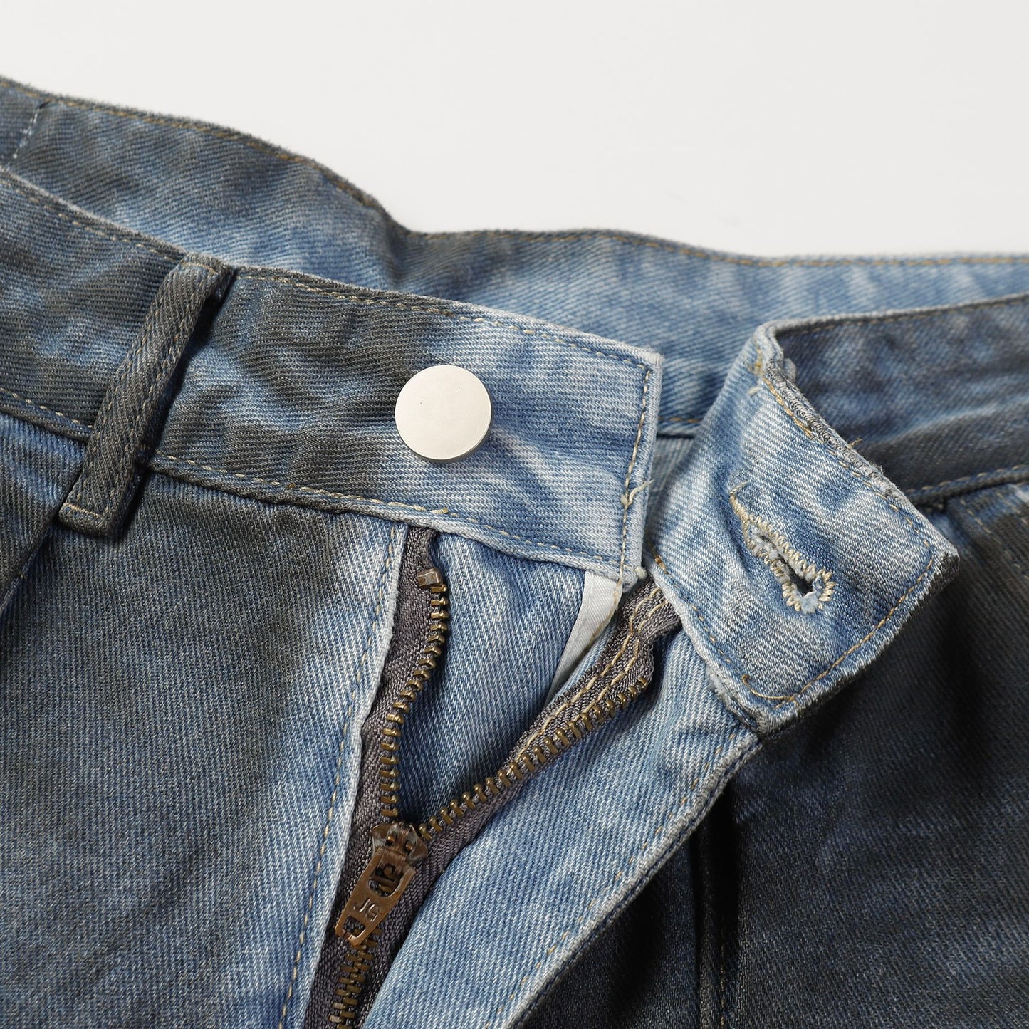 Maychao High Street Personalized Washing Overalls Denim Trousers