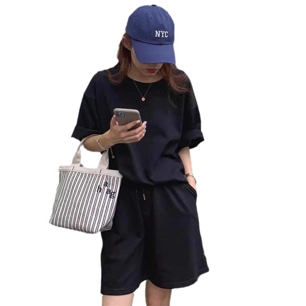 Student Loose Leisure Sports Two-piece Set