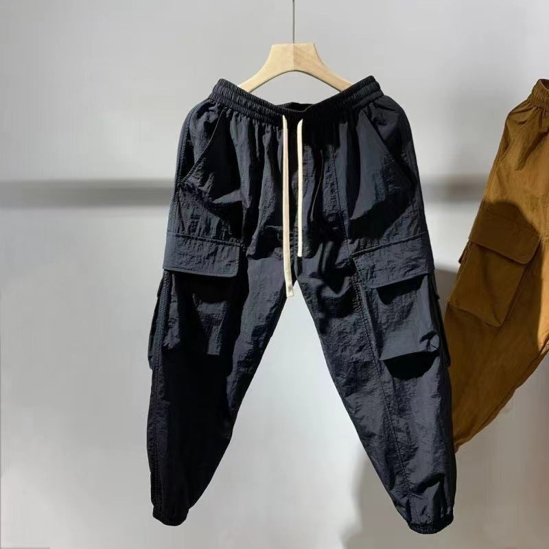 Fashion Personality Men's Thin Simple Overalls