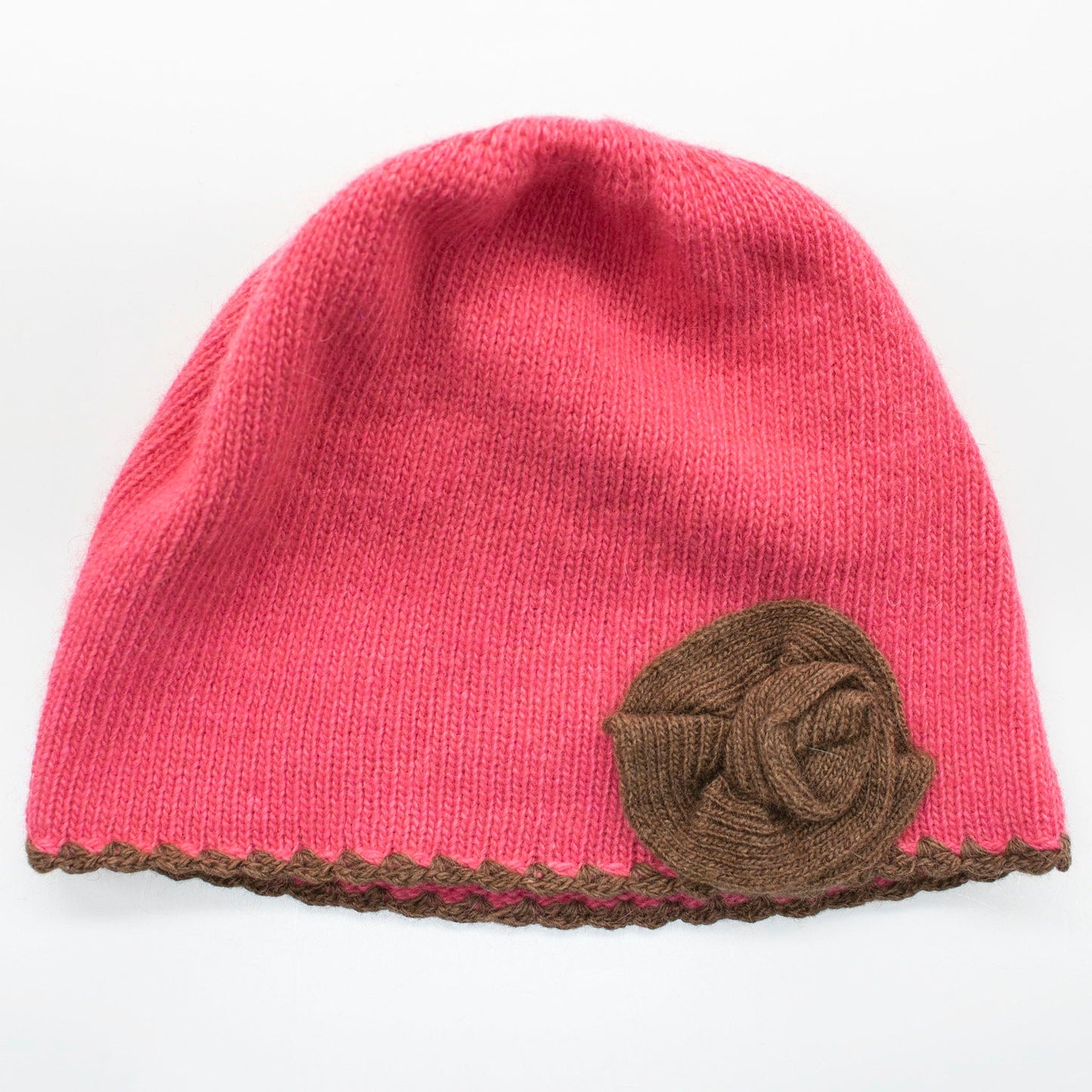 KIDS HAT WITH CONTRAST FLOWER-2