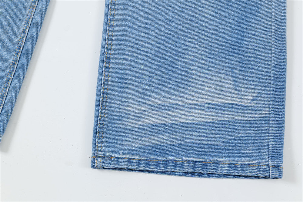 Inkjet Gradient Light-colored Jeans