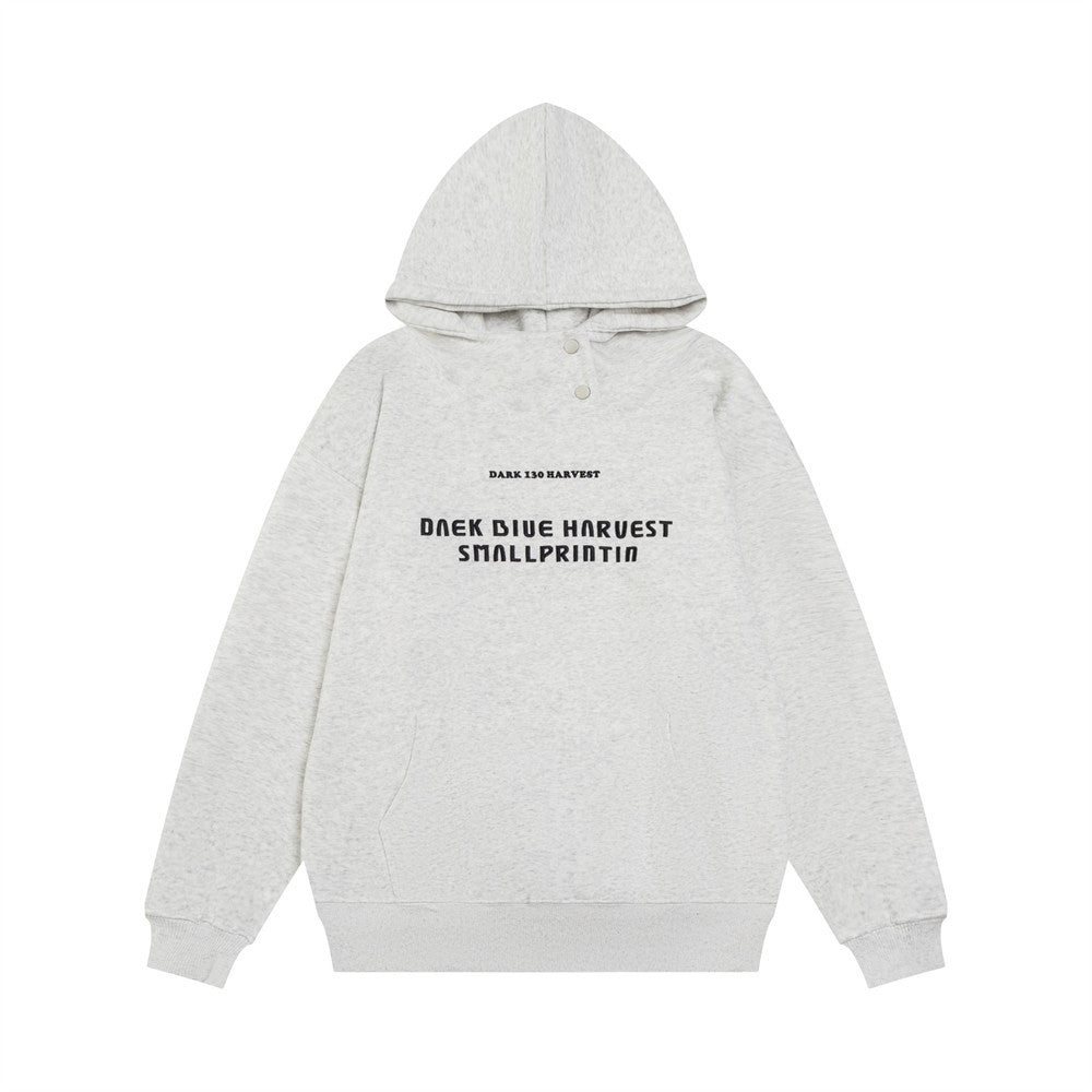 Fashion American Letters Embroidered Hoodie Men