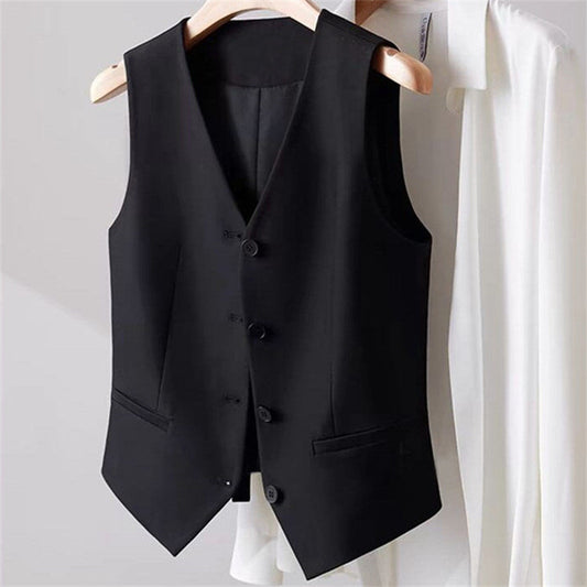 Slim Fit Sleeveless Short Waistcoat Jacket