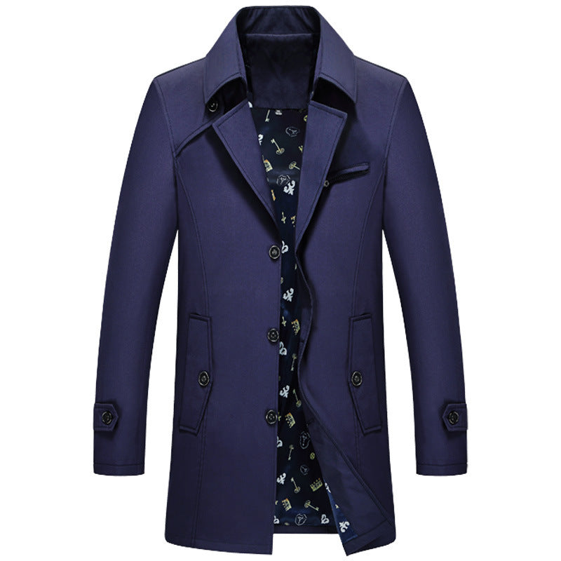 Korean Style Trendy Handsome Men's Coat Business Casual Jacket Spring And Autumn