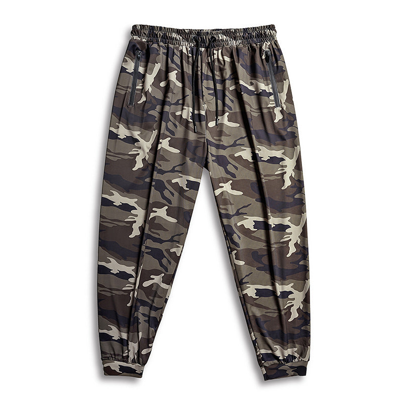 Men's Fashion Ice Silk Camouflage Trousers