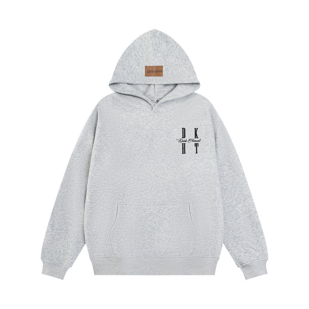 Loose Casual Letters Embroidered Hoodie