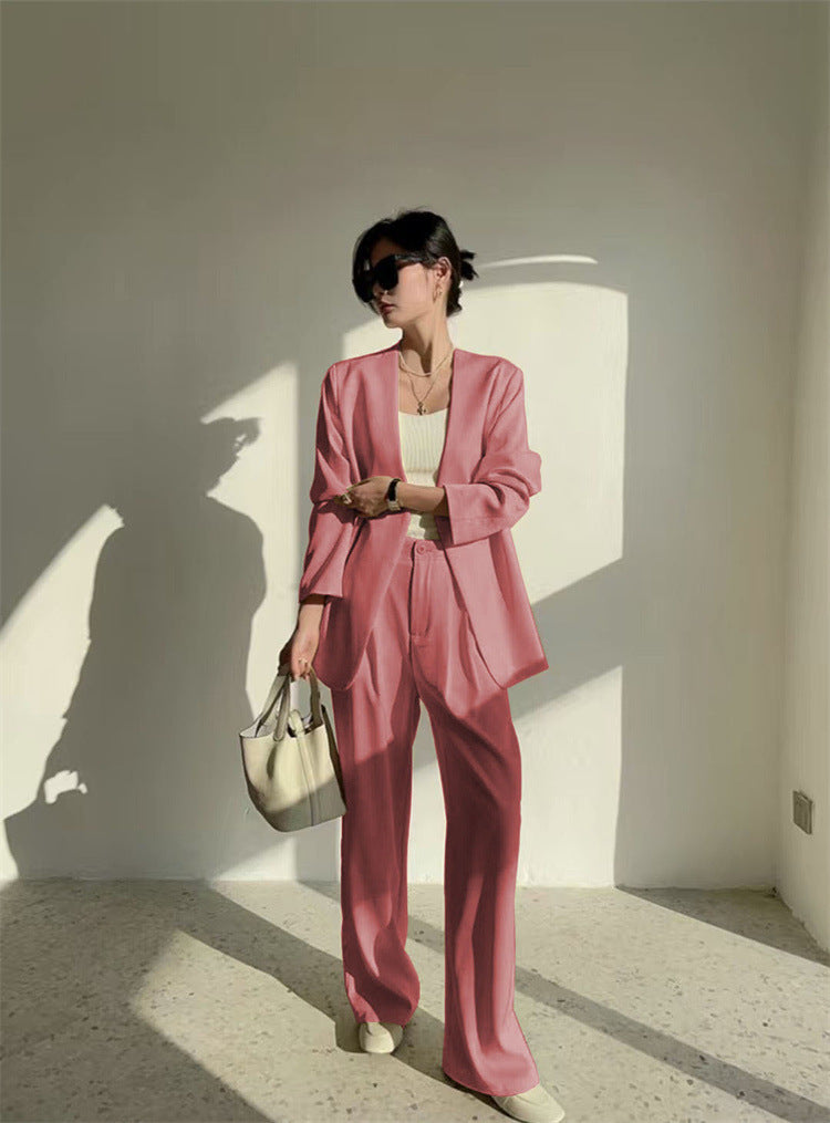Casual Temperament Twinset Spring And Autumn Women's Suit