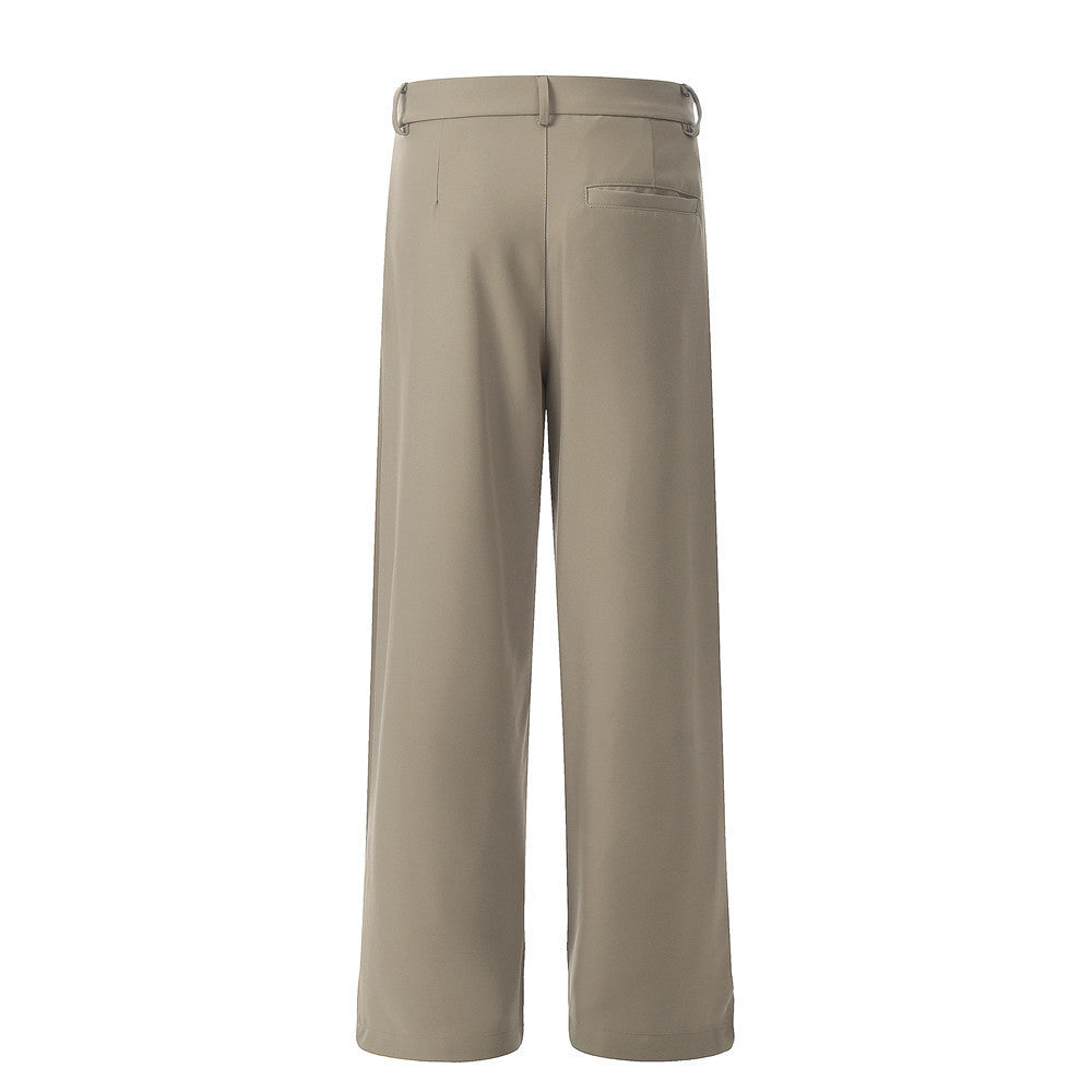 Casual Suit Pants Men's American Style Trend Loose All-match Solid Color