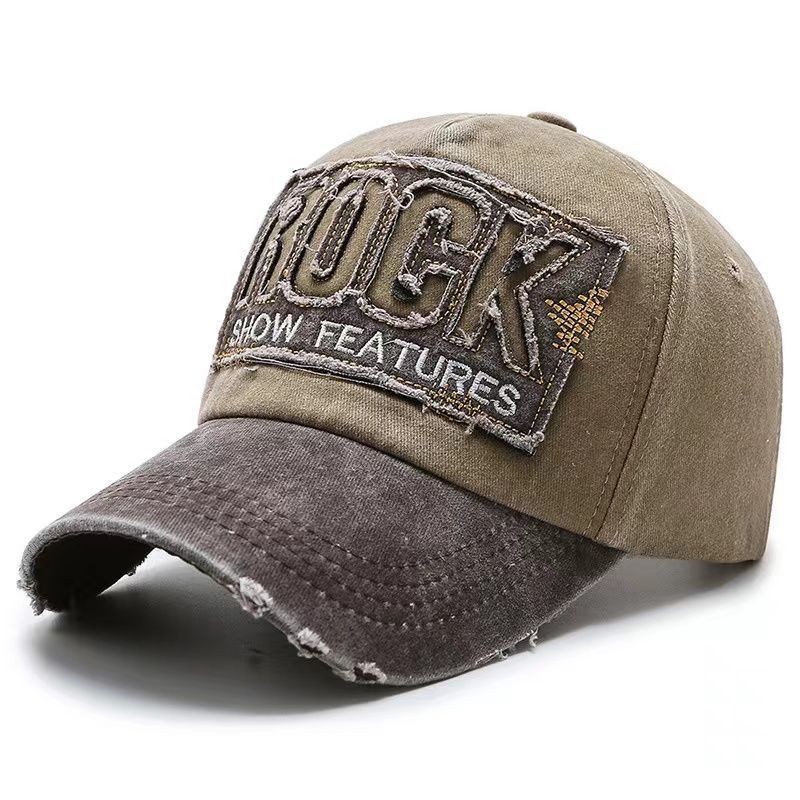 Stitching Washed Cotton Baseball Hat