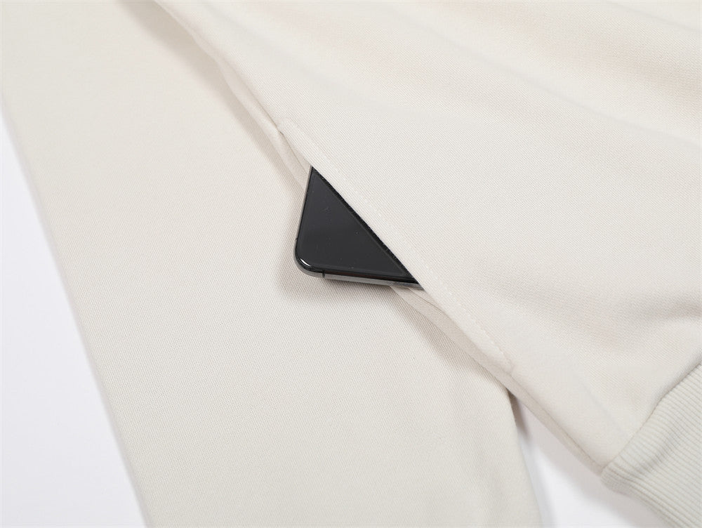 Men's Solid Color Loose-fitting Casual Pullover