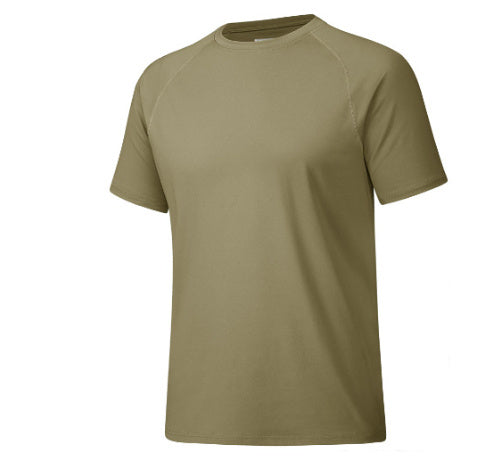 Solid Color Slim-fit Short-sleeved T-shirt All-matching