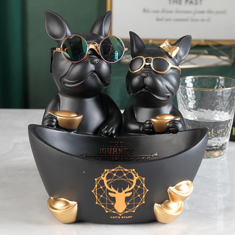 French fighting dog storage box