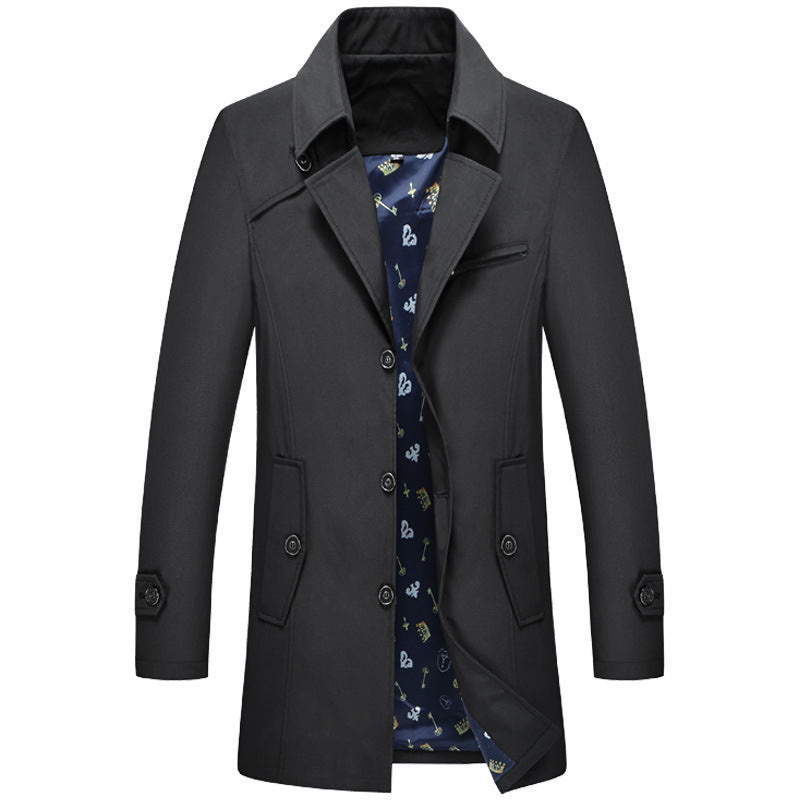 Korean Style Trendy Handsome Men's Coat Business Casual Jacket Spring And Autumn