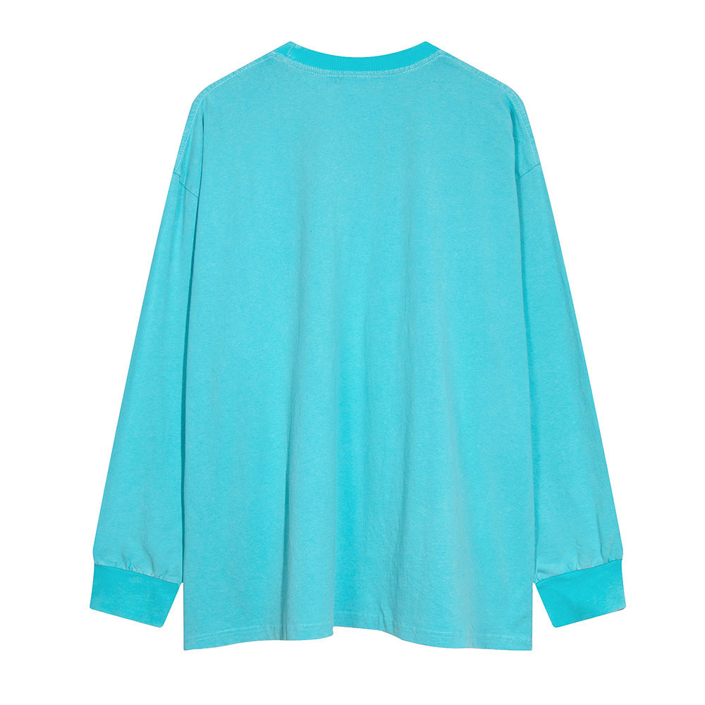 Loose Casual Cotton Distressed Washed Top T-shirt For Men