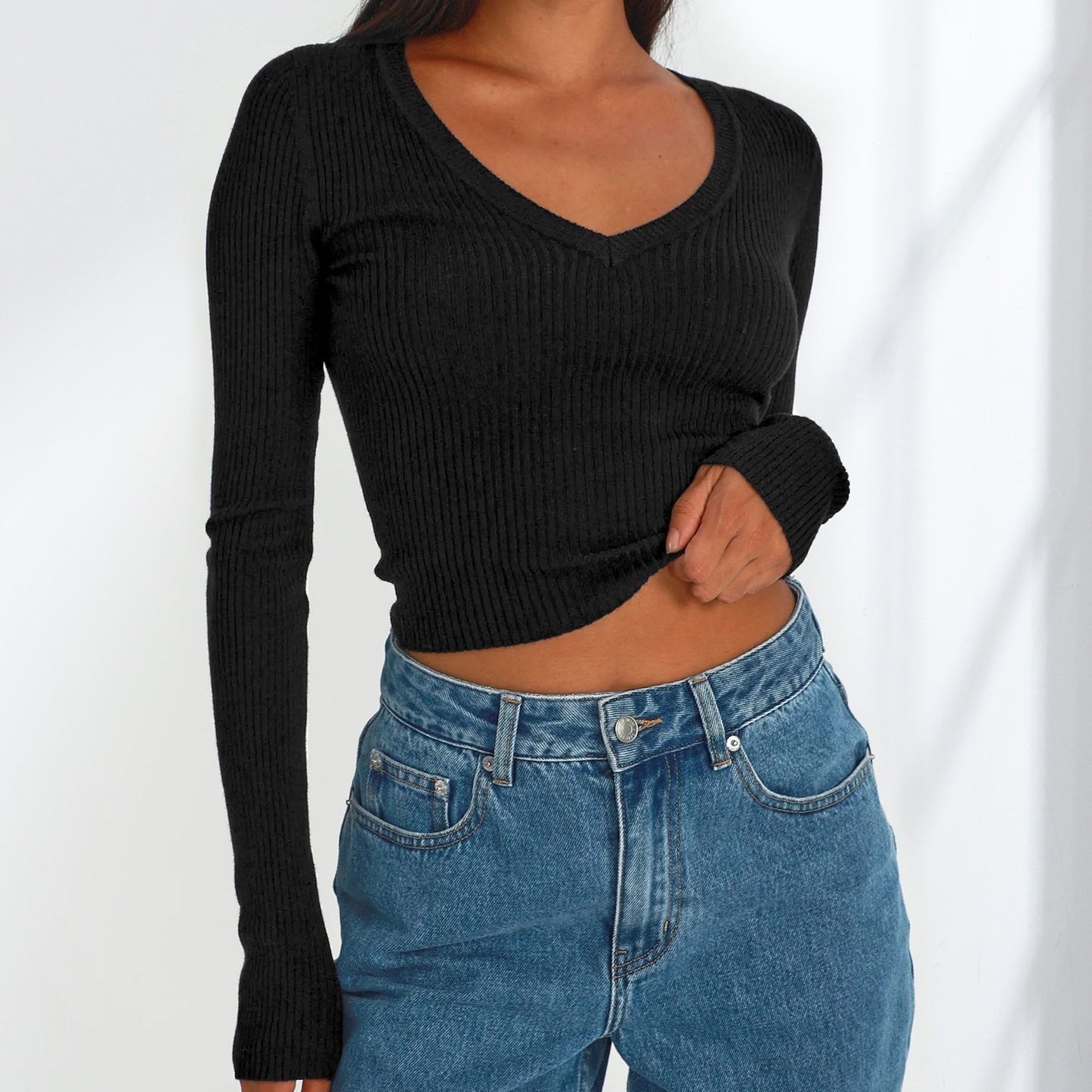 Top Summer Women's Design Long-sleeved Sweater