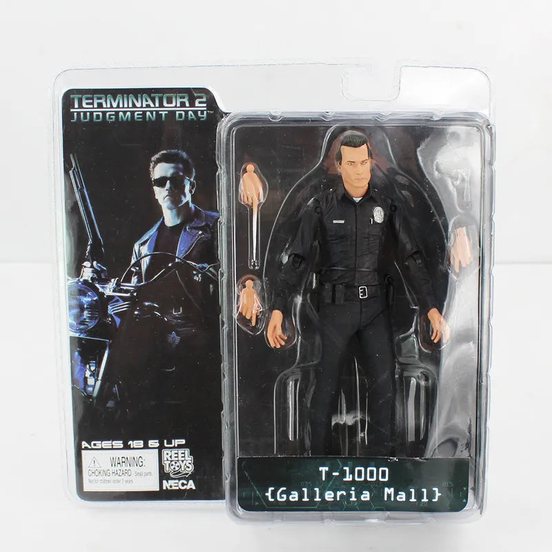 NECA the Terminator T-800 T-1000 Endoskeleton PVC Action Figure Collectible