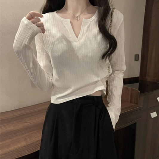 Short Top Women's Long Sleeve