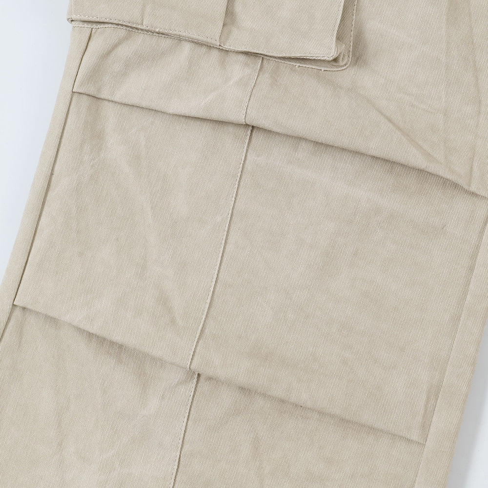 Men's Slightly Flared Rivet Decorative Loose Wide-leg Pants