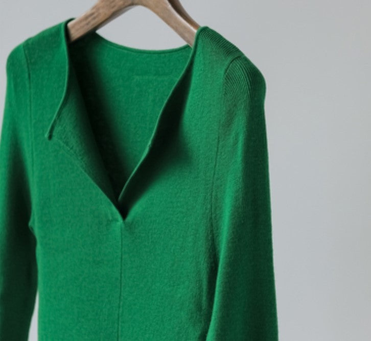 Women's Top Cardigan Design Simple Knit